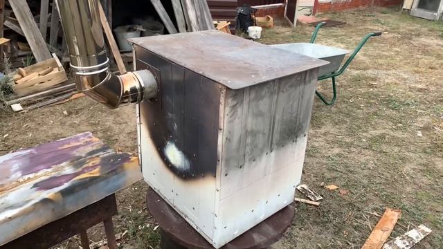 Печь-буржуйка из старой стиральной машины смотреть онлайн