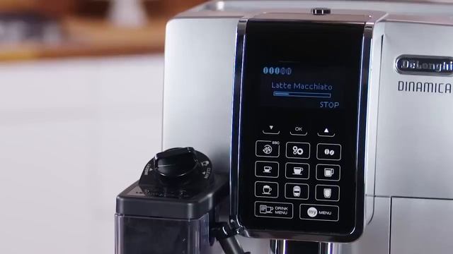 How to make the perfect cappuccino in your De'Longhi Dinamica ECAM 350 55 B and ECAM 350 75 S смотреть онлайн