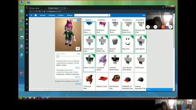 мой (Настя) аватар в ROBLOX на пк. смотреть онлайн
