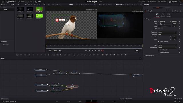 Node base video editing in davinci resolve using fusion tab in malayalam | fusion, node basic смотреть онлайн