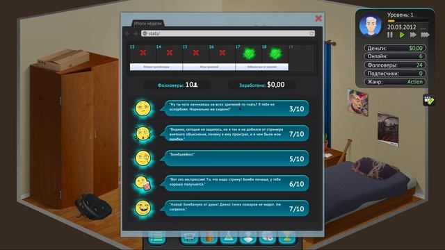 Первый взгляд на игру Streamer’s Life | Симулятор стримера