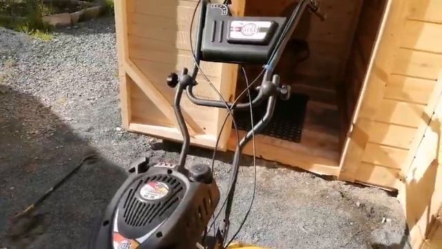 Поменять ремень на культиваторе техас