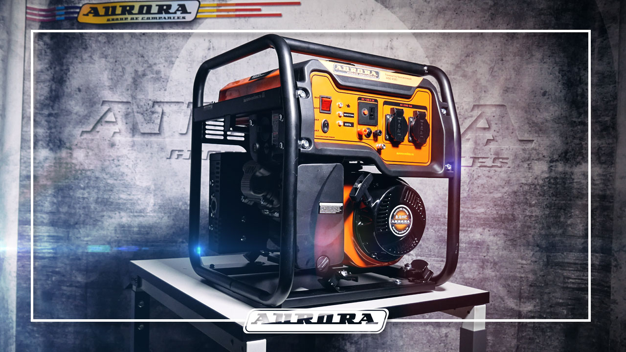 Инверторный генератор с идеальной синусоидой AURORA AGE 4500 I смотреть онлайн