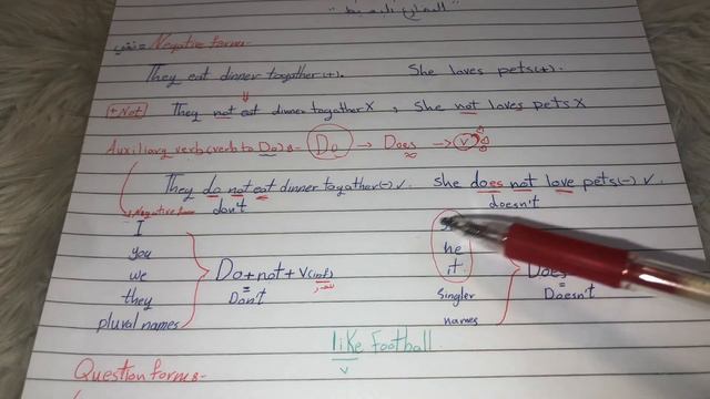 المضارع البسيط استخدام (Do , Does)😍 смотреть онлайн