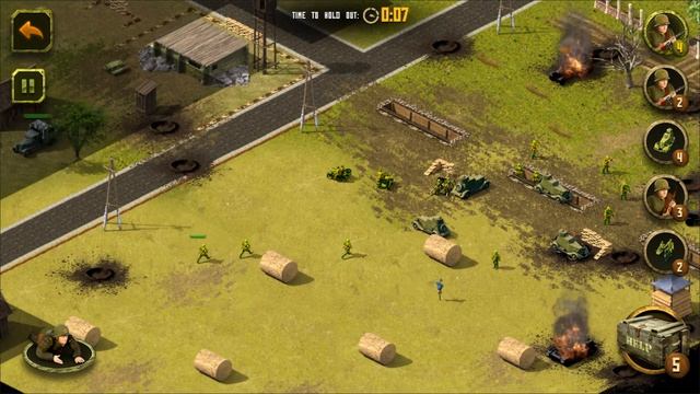Second World War: real time strategy game! (Gameplay Android) смотреть онлайн