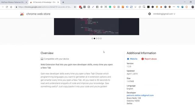 30 Seconds of Knowledge Google Chrome Extension for Developer смотреть онлайн