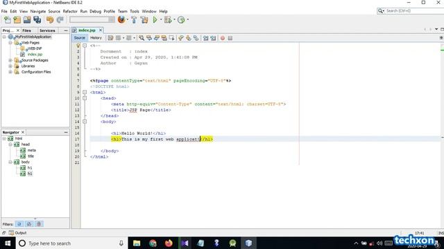 How to make Java Web Application using NetBeans | Java Web Development Tutorial #Ep01 смотреть онлайн