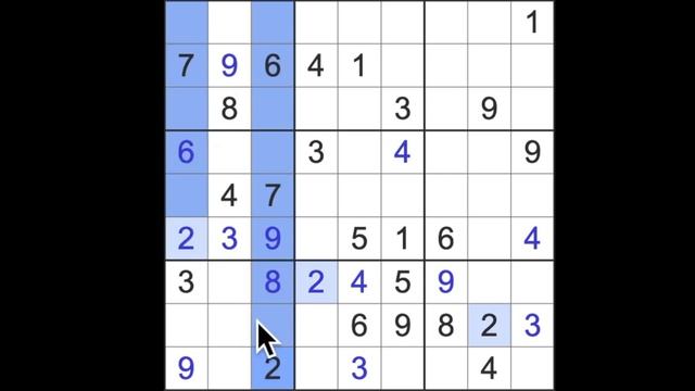 Sudoku solution – Los Angeles Times sudoku 2 January 2023 Hard level смотреть онлайн