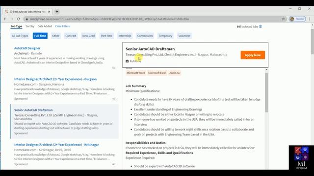 autocad job|| make money from home ||part-full time job ||paypal ||in hindi(2020) (by MI Anjum) смотреть онлайн