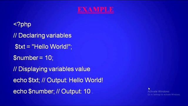 IIIBCA-SEM6-OPEN SOURCE PROGRAMMING LANGUAGES-UNIT4-PART2-How to run PHP code in XAMPP, variables- смотреть онлайн