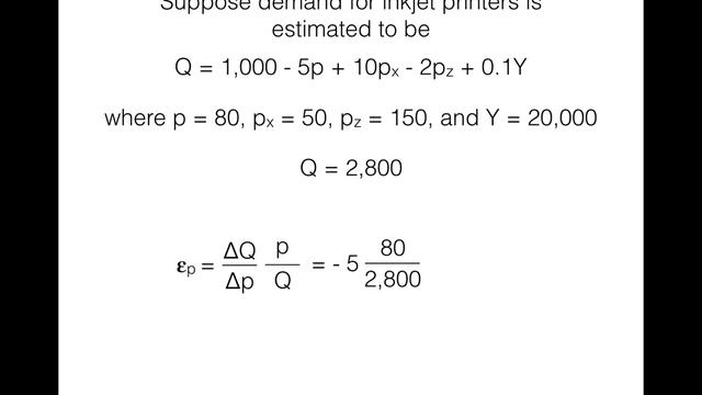 Calculating Price, Income, and Cross Price Elasticities смотреть онлайн