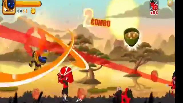 Ninja Dash game first fight game tutorial ( Be Mad Games) смотреть онлайн