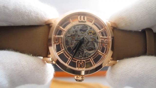 Обзор женских наручных часов Stuhrling Lady Winchester Automatic Skeleton 156.124T14 смотреть онлайн