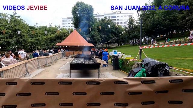 SAN JUAN 2022, "SARDIÑADA" PARQUE DE SANTA MARGARITA, A CORUÑA смотреть онлайн