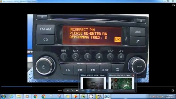 Radio code free unlock Daewoo model Nissan car radio. 100% works.