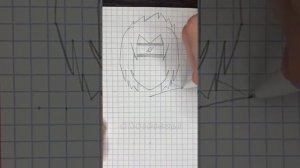 Как нарисовать Саске в детстве по клеточкам