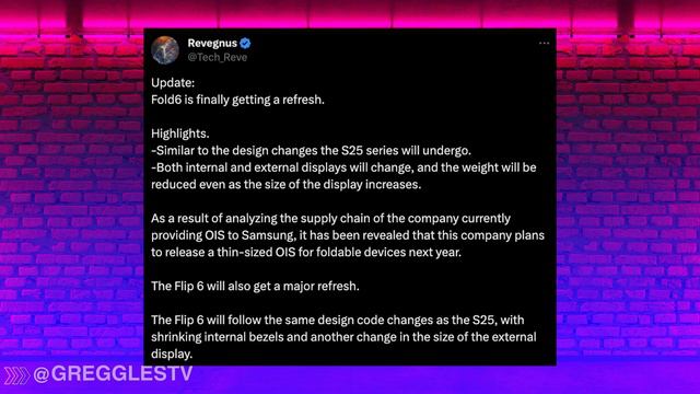 Galaxy Z Fold 6 CONFIRMED Finally Bringing LARGER Displays and other Features We All Want смотреть онлайн