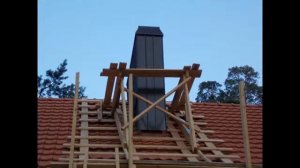 Утепление кирпичной печной трубы и облицовка металлом