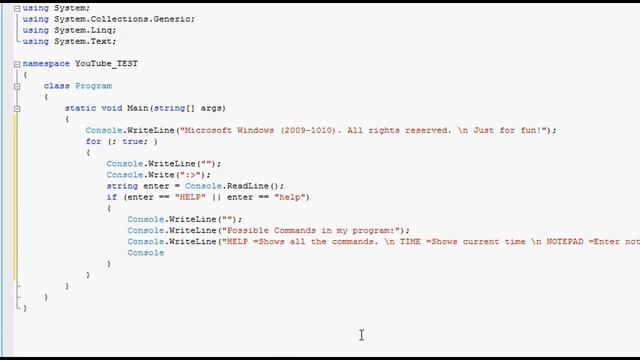 C# How to create your own CMD (just basics) [HD] --OUTDATED!!! смотреть онлайн