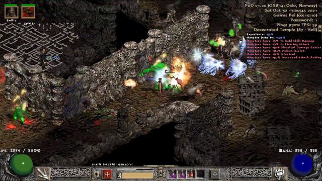 [Path of Diablo] (+36% Phys resist map) Maul / Fireclaw hybrid Werebear Druid Season 11 смотреть онлайн