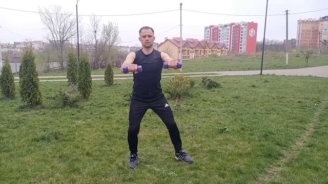 Вправи з гантелями смотреть онлайн