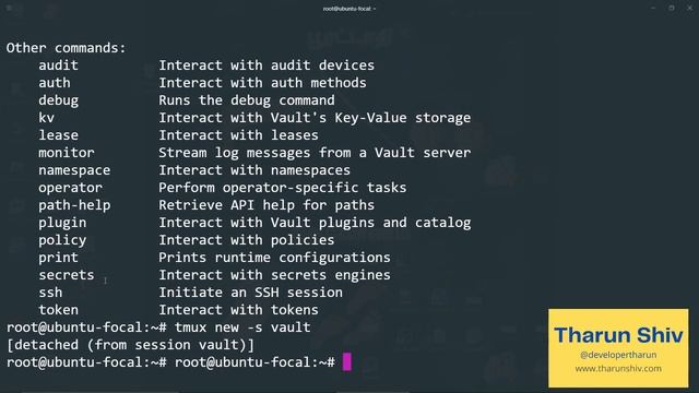 Hashicorp Vault | Dev Mode Setup | Quick start | Tharun Shiv | #3 смотреть онлайн