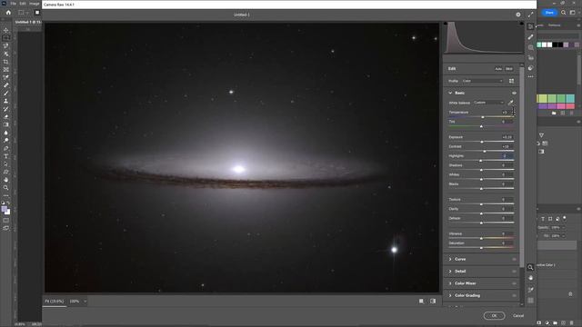Processing M104, the Sombrero Galaxy, Using Images from the Hubble Space Telescope смотреть онлайн