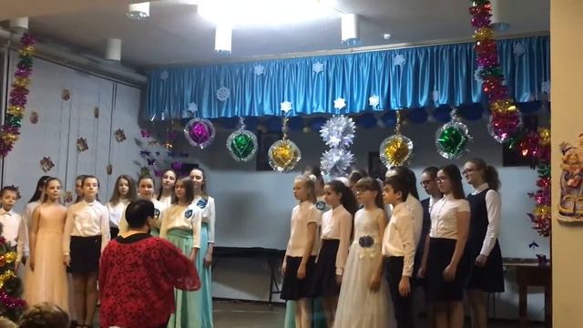 Выступление хора МБУДО Новогородковской ДШИ 