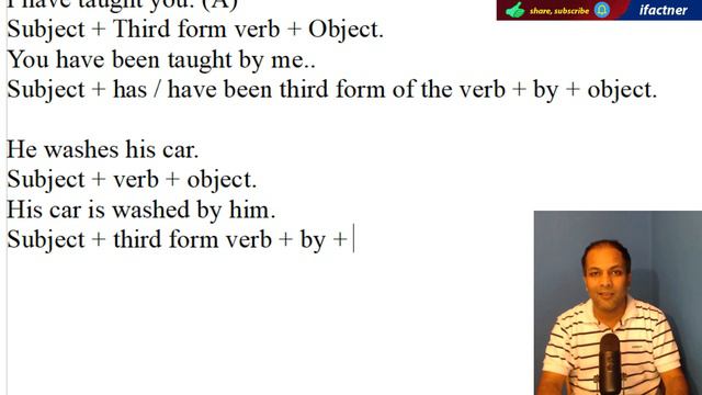 Active and Passive voice in English for Present tenses - English grammar lesson in Hindi and Urdu смотреть онлайн