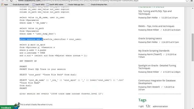 Oracle Scripting Contiued смотреть онлайн