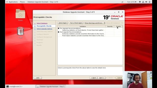 Upgrade Oracle: Do 12c Para 19c - Non-CDB com DBUA смотреть онлайн
