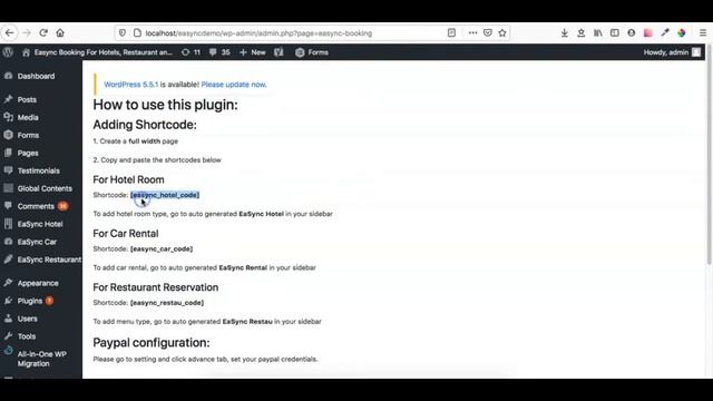 How to Install eaSYNC Hotel Booking Plugin? | Demo смотреть онлайн
