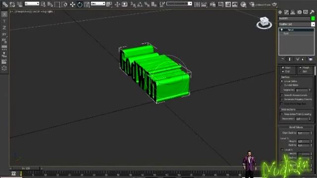 Урок по созданию 3d текста в программе Autodesk 3d max смотреть онлайн