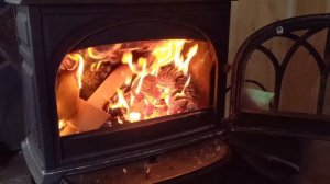 Треск дров в печи./ Огонь для снятия стресса, медитации, расслабления.