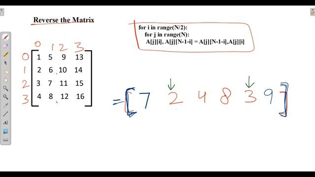 Google Interview Question | Rotate Matrix Clockwise смотреть онлайн