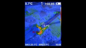 A BF RX 500 Инфракрасный Тепловизор 256x192 SD карта