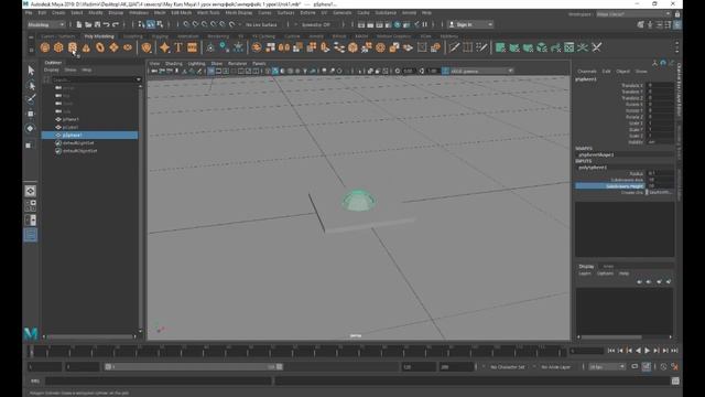 1 урок. Maya интерфейс. Для компьютерной академии TOP. смотреть онлайн