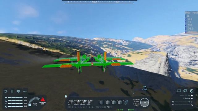 Space Engineers Aerodynamics + Drag Plane Race Track Round 27 (no gyros!) смотреть онлайн