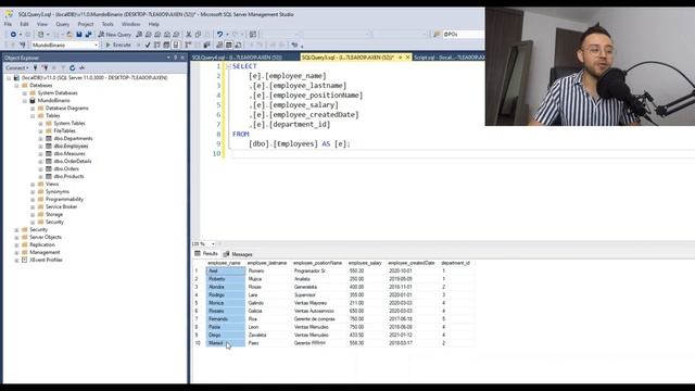 ORDER BY en SQL Server - #9 Microsoft SQL Server desde cero смотреть онлайн