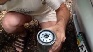 Mercedes-Vito 2.3 TD  замена топливного фильтра