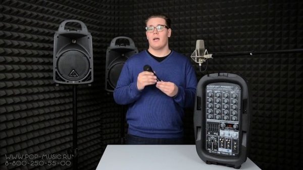 BEHRINGER EUROPORT PPA500BT - звукоусилительный комплект