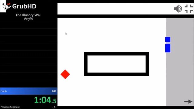 The Illusory Wall speedrun in 2:07.6 смотреть онлайн