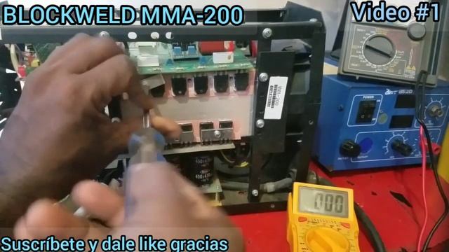 soldadora inverter BLOCKWELD MMA-200 video #1 reparación смотреть онлайн