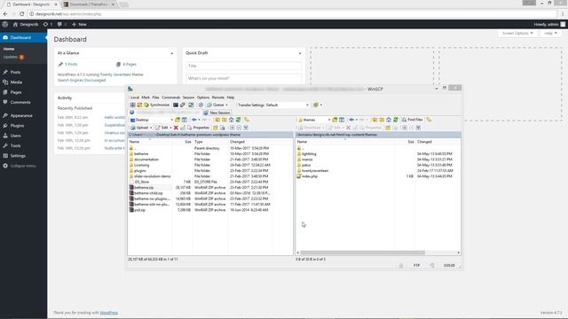 How to install BeTheme via FTP смотреть онлайн