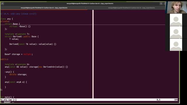 C++ 35. Реализация std::any. Идиома type erasure смотреть онлайн