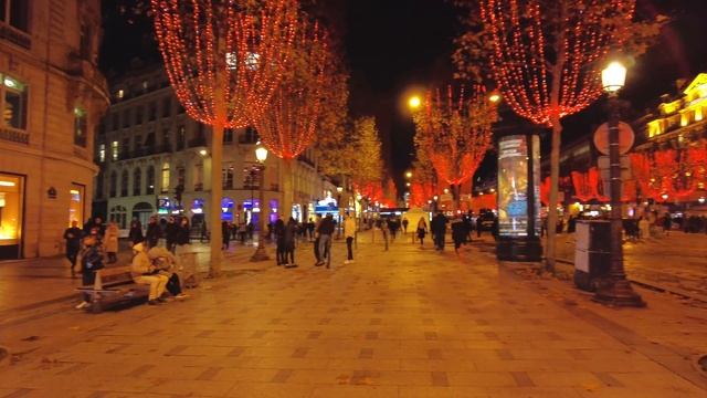 Paris, France - Champs Élysées Illumination 2021 | Christmas walk in Paris | Paris 4K UHD смотреть онлайн