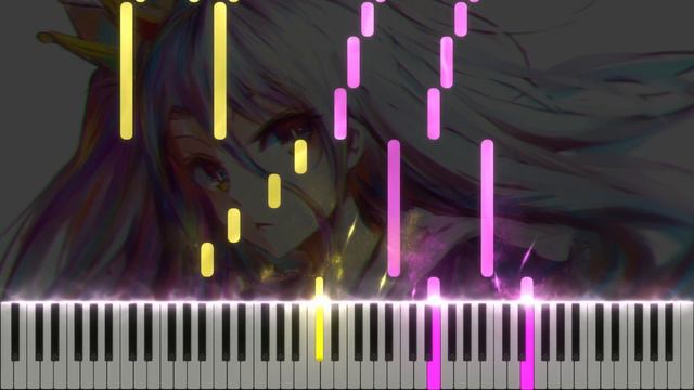 This Game (No Game No Life) - Synthesia / Piano Tutorial смотреть онлайн