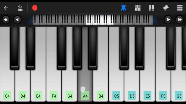 Ghost - Justin Bieber • Perfect Piano App • Easy Tutorial • Mobile/Phone смотреть онлайн