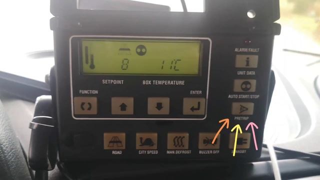 Настройка рефрижератора Carrier. Кратко о панели управления смотреть онлайн