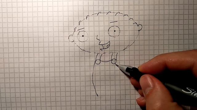 Как нарисовать СТЬЮИ ГРИФФИНА / Простые рисунки смотреть онлайн